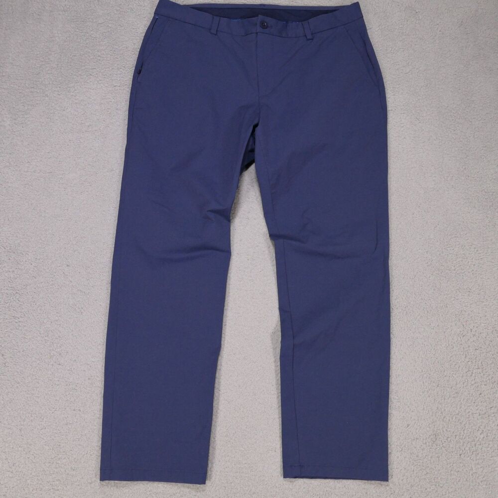 Vineyard Vines On The Go OTG Pants Men's 36x30 Blue Performance Stretch